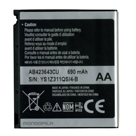 Batterie Lithium-ion pour Samsung AB423643CU